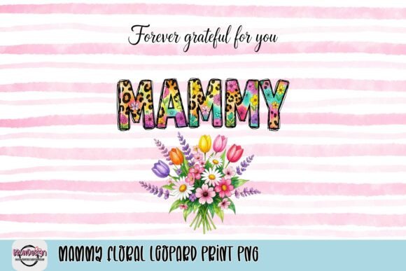 Download Mammy Floral Leopard Print PNG - Leopard print Collection