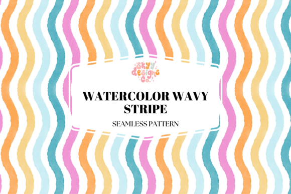 Download Summer Wavy Stripes Pattern - Stripes pattern Collection