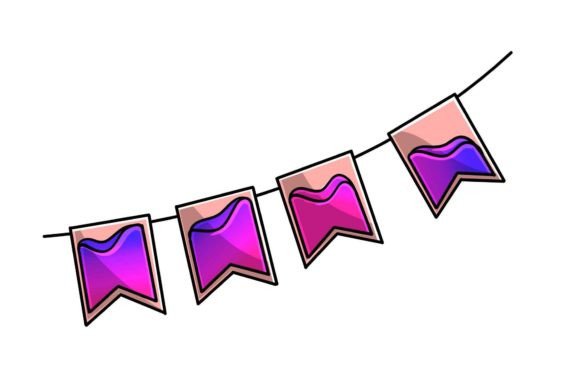 Download Stickers Birthday Decoration Vector - Birthday decoration Collection