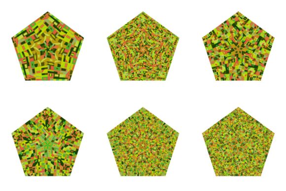 Download 6 Mosaic Pentagon Designs - Premium Resources