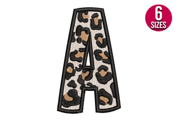 Download Leopard Print Alphabet Font Letter a - Leopard print Collection