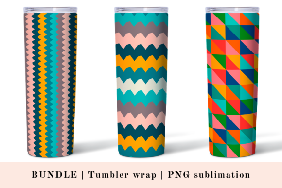 Download Geometrical STRAIGHT Skinny Tumbler PNG - Premium Bundle