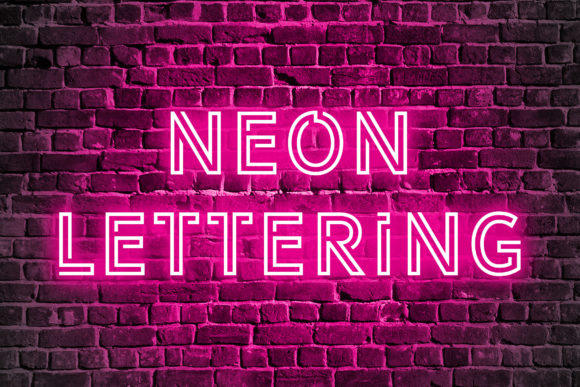 Download Hot Pink Neon Light Alphabet Clipart - Hot pink Collection