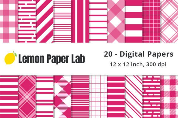 Download Hot Pink Digital Papers - Hot pink Collection