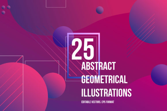Download Abstract Geometrical Illustrations - Premium Bundle