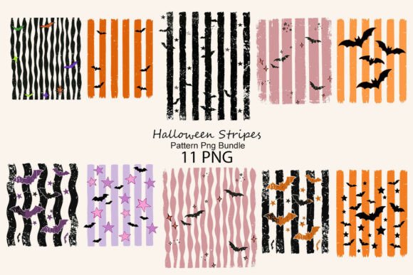 Download Halloween Stripes Pattern Png Bundle - Stripes pattern Collection