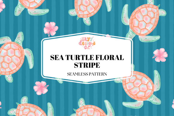 Download Sea Turtle Stripes Pattern - Stripes pattern Collection