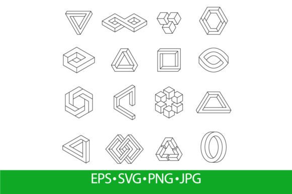 Download Infinite Figures. Abstract Impossible - Premium Resources
